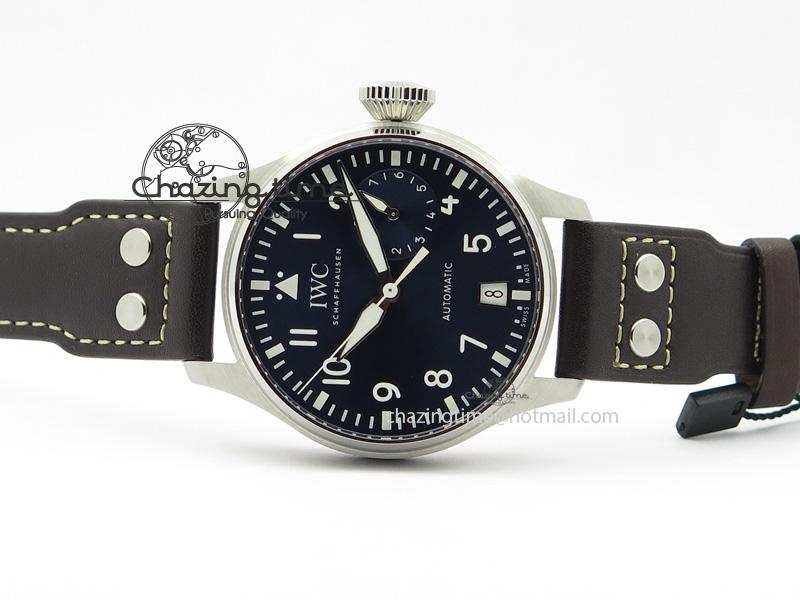 Chic Big Pilot Real PR IW500916 2016 “Le Petit Prince” ZF Best Edition On Brown Leather Strap A 7292