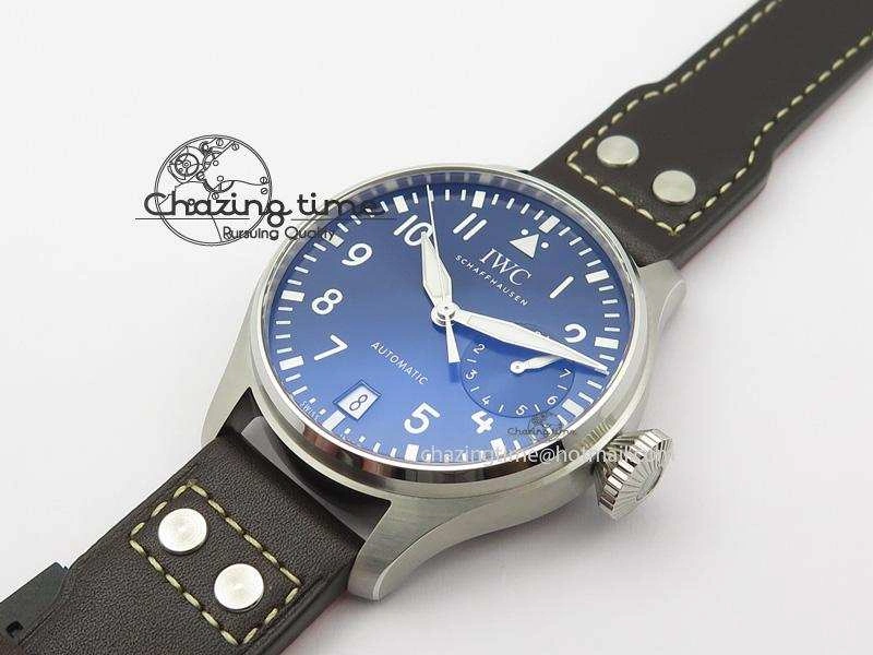 Chic Big Pilot Real PR IW500916 2016 “Le Petit Prince” ZF Best Edition On Brown Leather Strap A 7292
