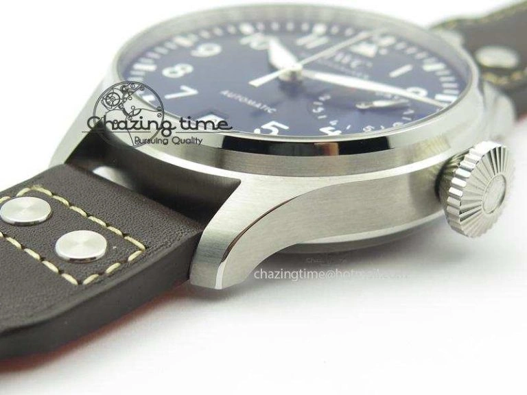 Chic Big Pilot Real PR IW500916 2016 “Le Petit Prince” ZF Best Edition On Brown Leather Strap A 7292