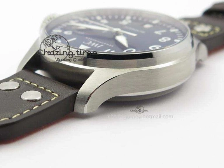 Chic Big Pilot Real PR IW500916 2016 “Le Petit Prince” ZF Best Edition On Brown Leather Strap A 7292