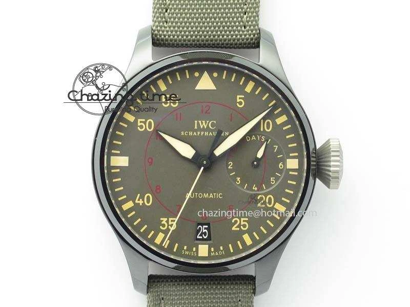 Attractive Big Pilot Real PR IW501902 Real Ceramic ZF 1:1 Best Edition On Nylon Strap A 7275