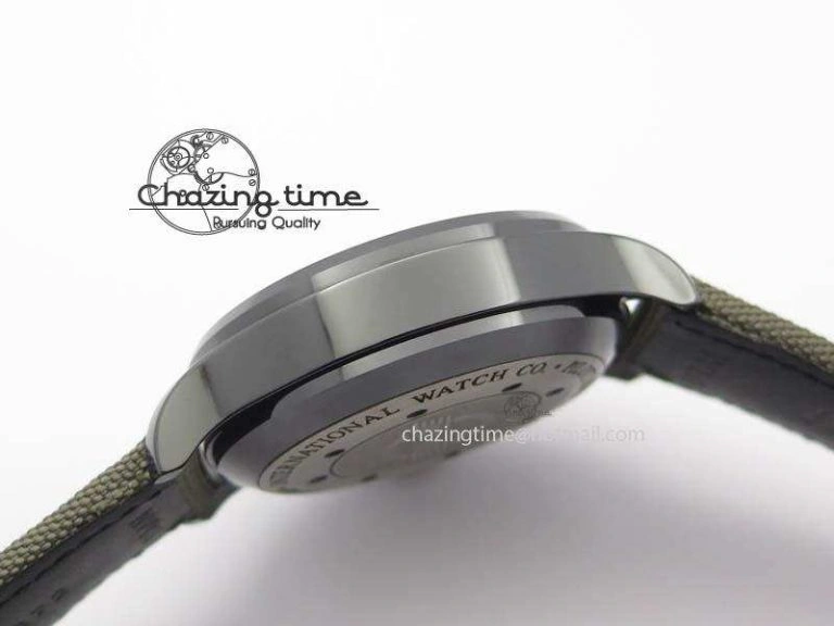Attractive Big Pilot Real PR IW501902 Real Ceramic ZF 1:1 Best Edition On Nylon Strap A 7275