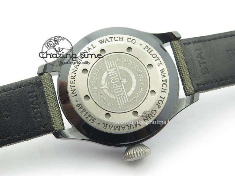 Attractive Big Pilot Real PR IW501902 Real Ceramic ZF 1:1 Best Edition On Nylon Strap A 7275