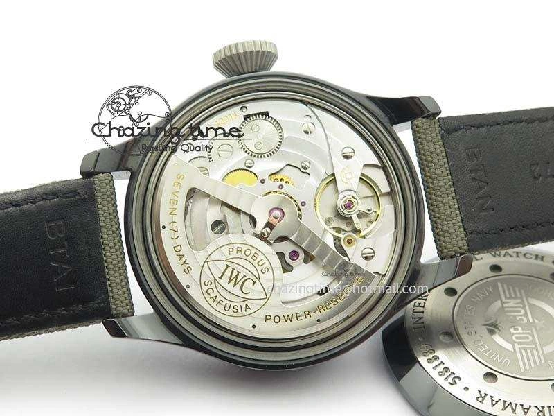 Attractive Big Pilot Real PR IW501902 Real Ceramic ZF 1:1 Best Edition On Nylon Strap A 7275