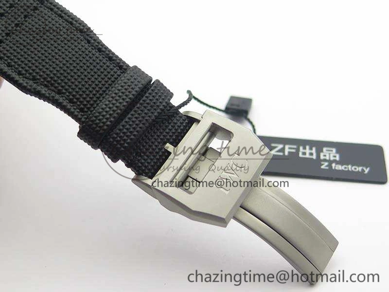 OdorResistant Big Pilot Real PR IW502001 Real Ceramic ZF 1:1 Best Edition On Black Calfskin Strap A51111 V 7227
