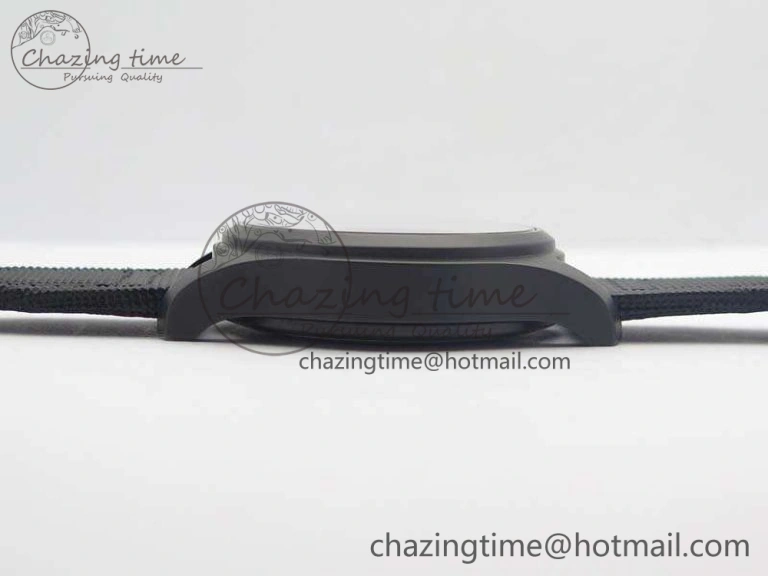 OdorResistant Big Pilot Real PR IW502001 Real Ceramic ZF 1:1 Best Edition On Black Calfskin Strap A51111 V 7227