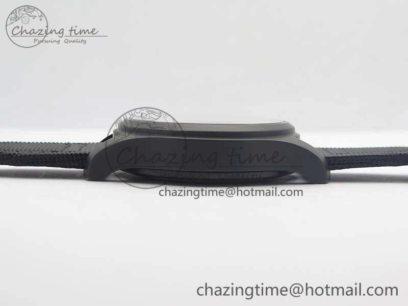 OdorResistant Big Pilot Real PR IW502001 Real Ceramic ZF 1:1 Best Edition On Black Calfskin Strap A51111 V 7227
