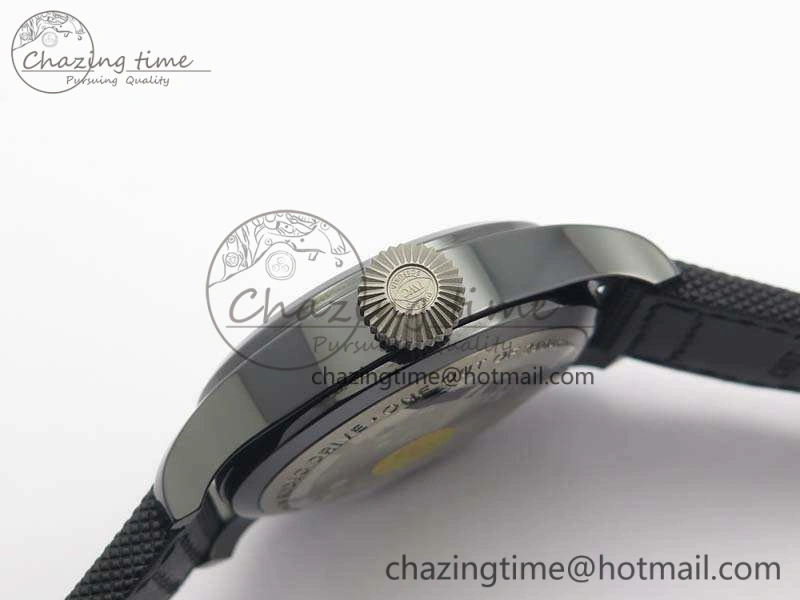 UrbanChic Big Pilot Real PR IW502003 Real Ceramic ZF 1:1 Best Edition On Black Calfskin Strap A51111 V 7238