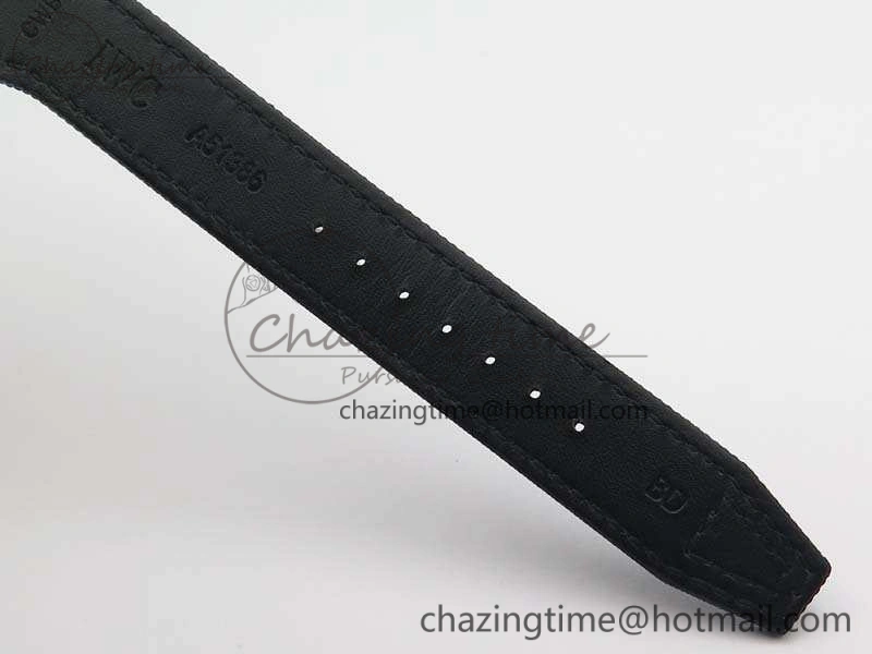 UrbanChic Big Pilot Real PR IW502003 Real Ceramic ZF 1:1 Best Edition On Black Calfskin Strap A51111 V 7238