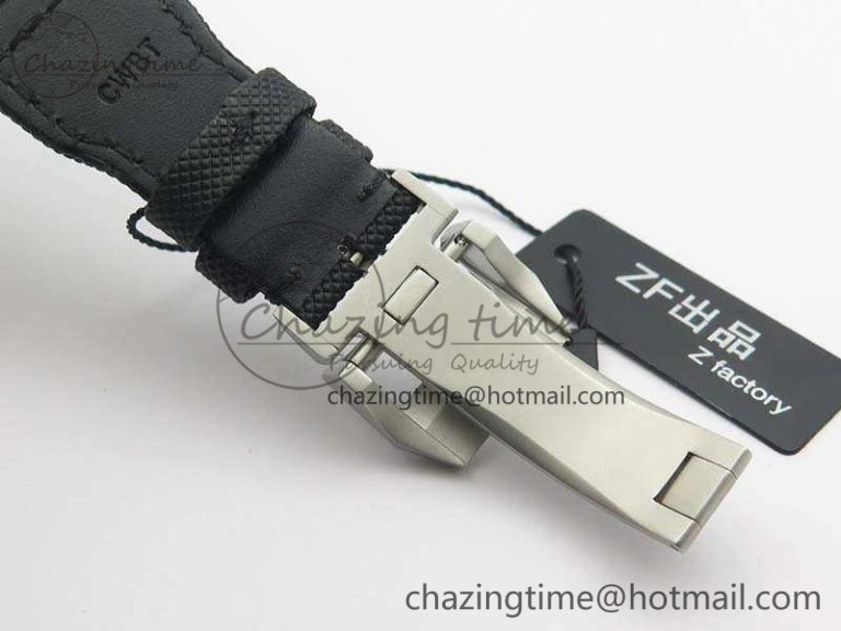 UrbanChic Big Pilot Real PR IW502003 Real Ceramic ZF 1:1 Best Edition On Black Calfskin Strap A51111 V 7238
