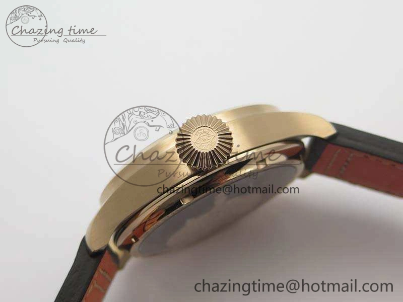 UrbanStyle Big Pilot Real PR IW502701 RG YLF 1:1 Best Edition Blue Dial On Calfskin Strap A 7225