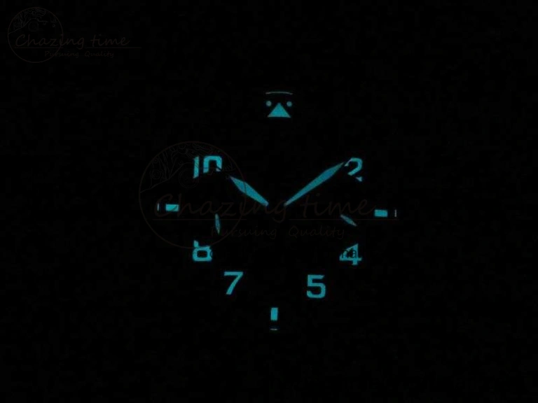 Bright Big Pilot Real PR IW502703 SS YLF 1:1 Best Edition Blue Dial On Calfskin Strap A 7226