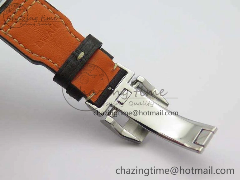 Bright Big Pilot Real PR IW502703 SS YLF 1:1 Best Edition Blue Dial On Calfskin Strap A 7226