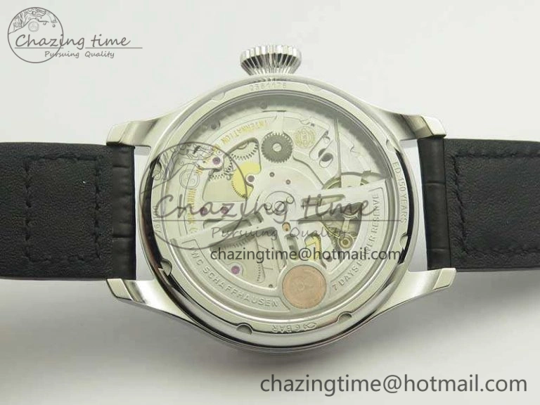 Big Pilot Real PR IW502708 SS YLF 1:1 Best Edition Blue Dial On Black Calfskin Strap A ZeroBulk 7219