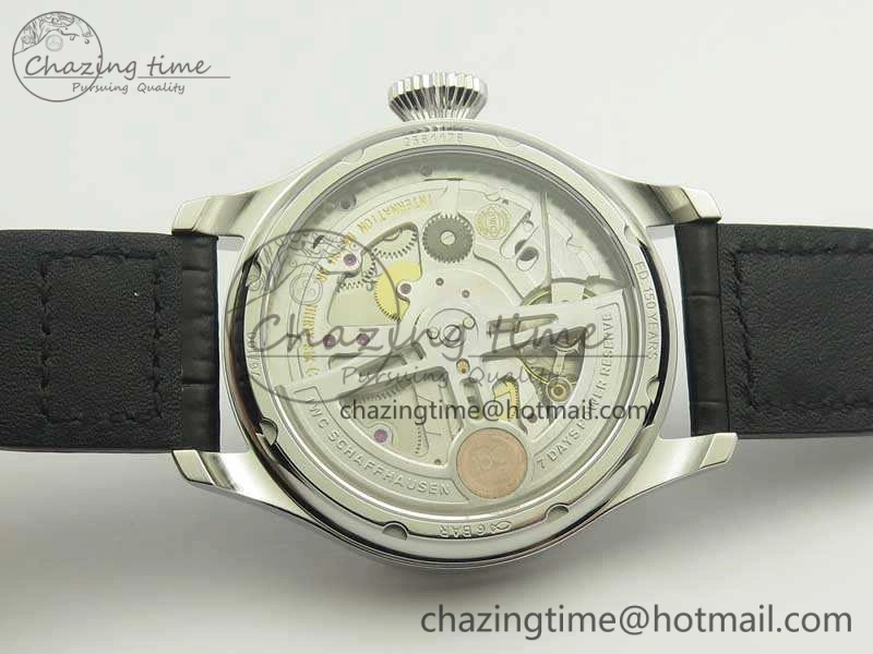 Big Pilot Real PR IW502708 SS YLF 1:1 Best Edition Blue Dial On Black Calfskin Strap A ZeroBulk 7219