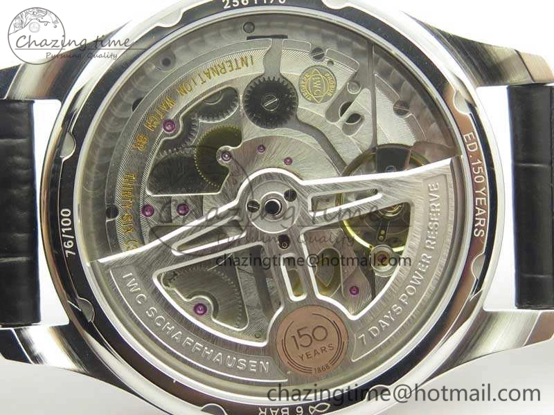 Big Pilot Real PR IW502708 SS YLF 1:1 Best Edition Blue Dial On Black Calfskin Strap A ZeroBulk 7219