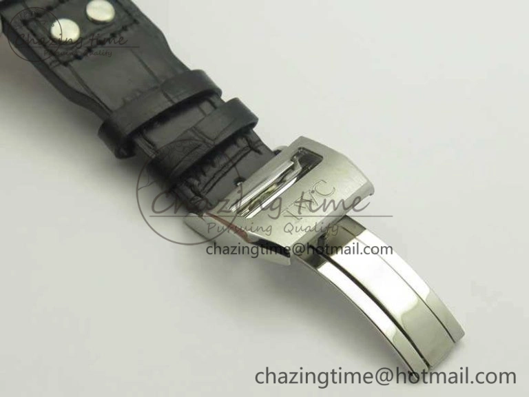 Big Pilot Real PR IW502708 SS YLF 1:1 Best Edition Blue Dial On Black Calfskin Strap A ZeroBulk 7219