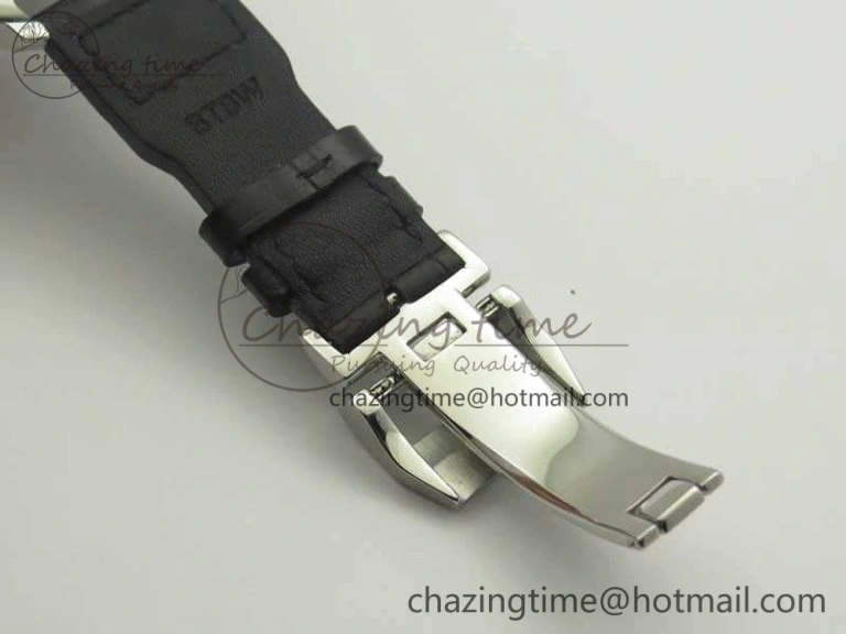 Big Pilot Real PR IW502708 SS YLF 1:1 Best Edition Blue Dial On Black Calfskin Strap A ZeroBulk 7219