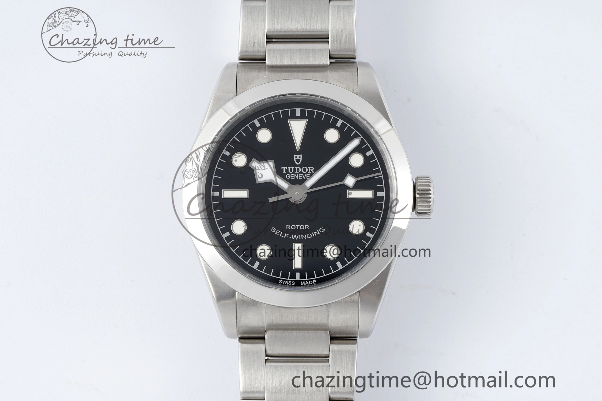 Black Bay 36 KRF 1:1 Best Edition Black Dial on SS Bracelet A2824 V Resilient 9742