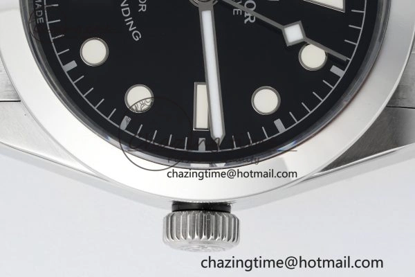 Black Bay 36 KRF 1:1 Best Edition Black Dial on SS Bracelet A2824 V Resilient 9742
