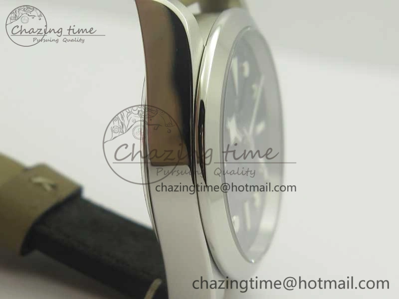 Black Bay 36 KRF 1:1 Best Edition Blue Dial on Gray Leather Strap A Supportive 9766