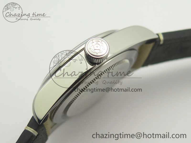 Black Bay 36 KRF 1:1 Best Edition Blue Dial on Gray Leather Strap A Supportive 9766