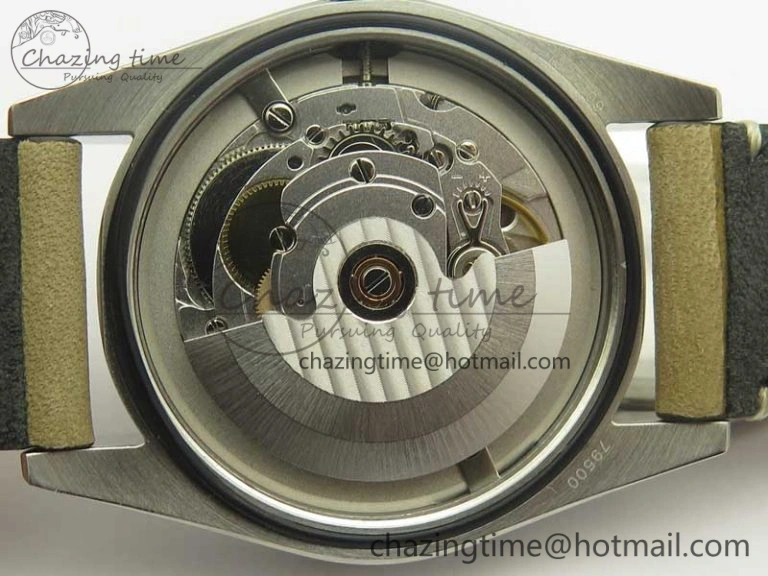 Black Bay 36 KRF 1:1 Best Edition Blue Dial on Gray Leather Strap A Supportive 9766