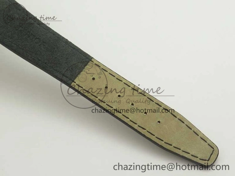 Black Bay 36 KRF 1:1 Best Edition Blue Dial on Gray Leather Strap A Supportive 9766