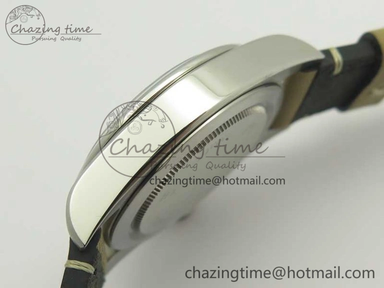 Black Bay 36 KRF 1:1 Best Edition Blue Dial on Gray Leather Strap A Supportive 9766