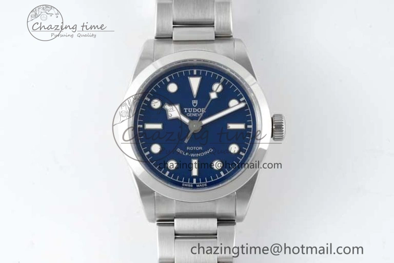 Resilient Black Bay 36 KRF 1:1 Best Edition Blue Dial on SS Bracelet A2824 V 9741