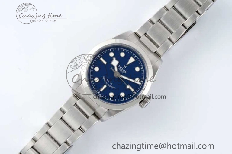 Resilient Black Bay 36 KRF 1:1 Best Edition Blue Dial on SS Bracelet A2824 V 9741