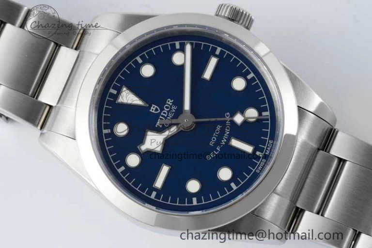 Resilient Black Bay 36 KRF 1:1 Best Edition Blue Dial on SS Bracelet A2824 V 9741