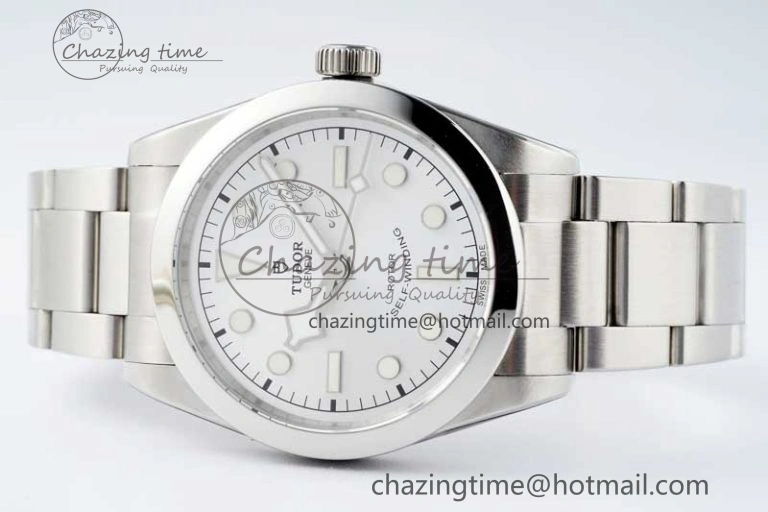 Black Bay 36 KRF 1:1 Best Edition Silver Dial on SS Bracelet A2824 V Supportive 9743