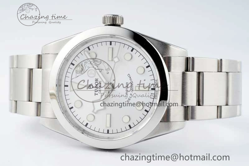 Black Bay 36 KRF 1:1 Best Edition Silver Dial on SS Bracelet A2824 V Supportive 9743