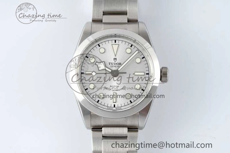 Black Bay 36 KRF 1:1 Best Edition Silver Dial on SS Bracelet A2824 V Supportive 9743