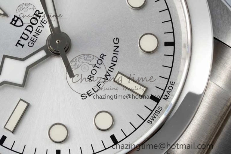 Black Bay 36 KRF 1:1 Best Edition Silver Dial on SS Bracelet A2824 V Supportive 9743