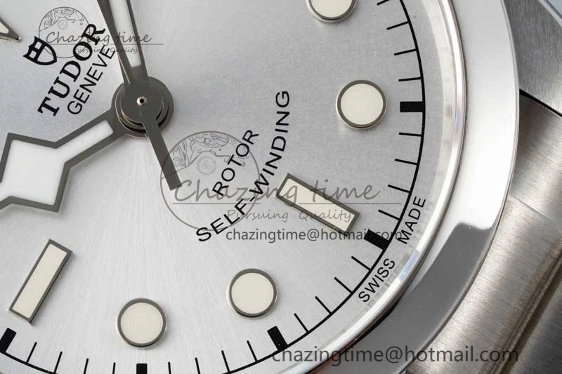 Black Bay 36 KRF 1:1 Best Edition Silver Dial on SS Bracelet A2824 V Supportive 9743