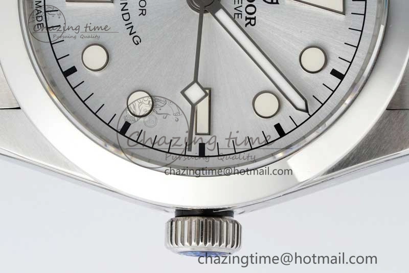 Black Bay 36 KRF 1:1 Best Edition Silver Dial on SS Bracelet A2824 V Supportive 9743