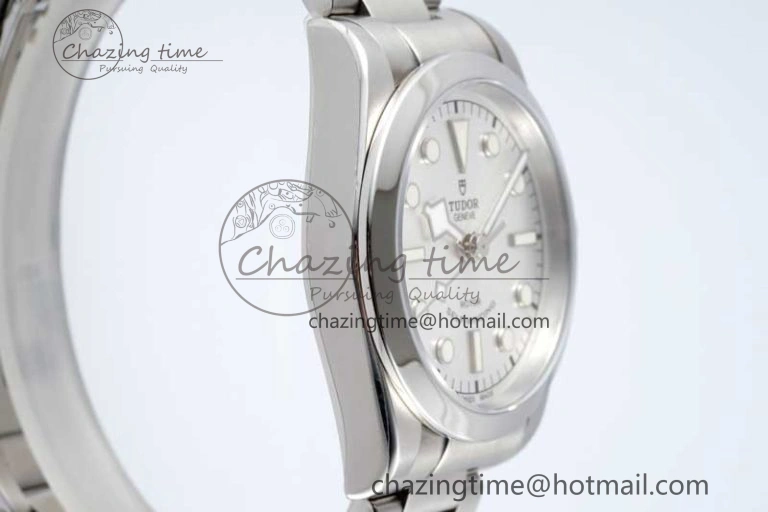 Black Bay 36 KRF 1:1 Best Edition Silver Dial on SS Bracelet A2824 V Supportive 9743