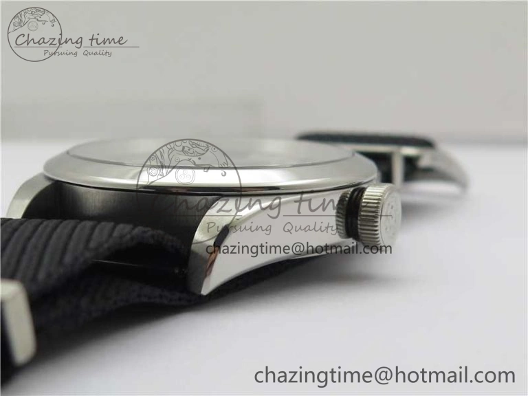 Black Bay 41 SS LF 1:1 Best Edition Black Dial on Black Nylon Strap A Affordable 9754