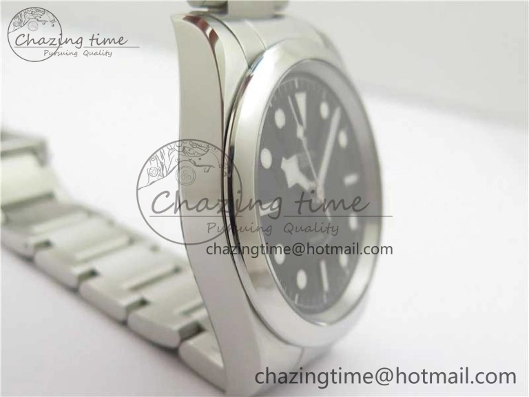 Black Bay 41 SS LF 1:1 Best Edition Black Dial on SS Bracelet A FreshLook 9751