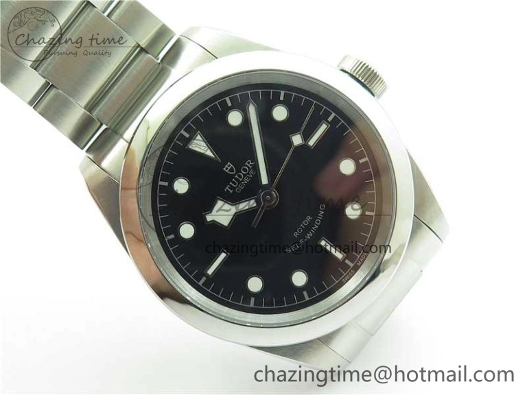 Black Bay 41 SS LF 1:1 Best Edition Black Dial on SS Bracelet A FreshLook 9751