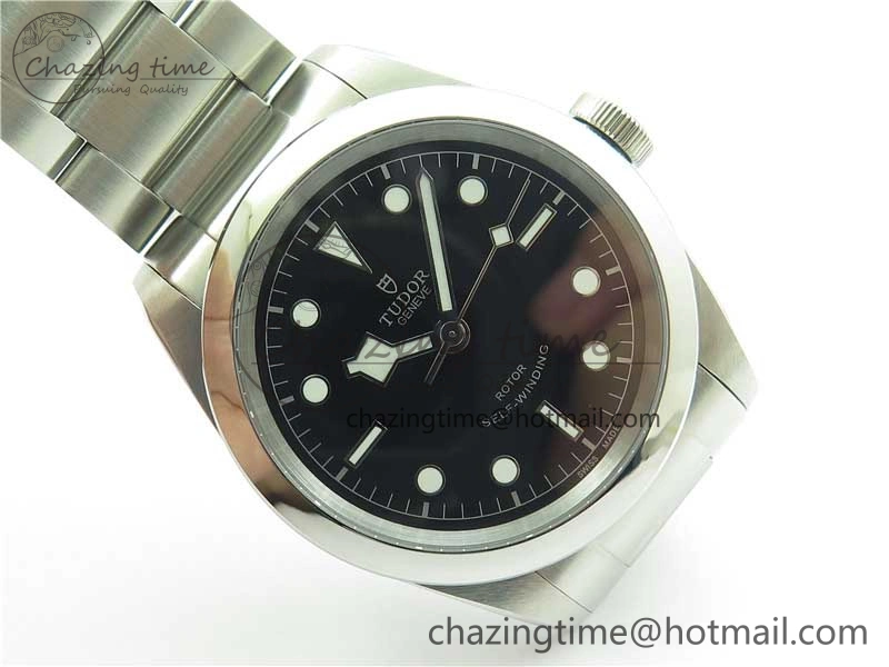 Black Bay 41 SS LF 1:1 Best Edition Black Dial on SS Bracelet A FreshLook 9751