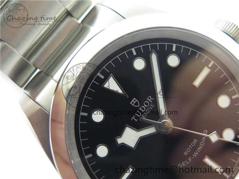 Black Bay 41 SS LF 1:1 Best Edition Black Dial on SS Bracelet A FreshLook 9751