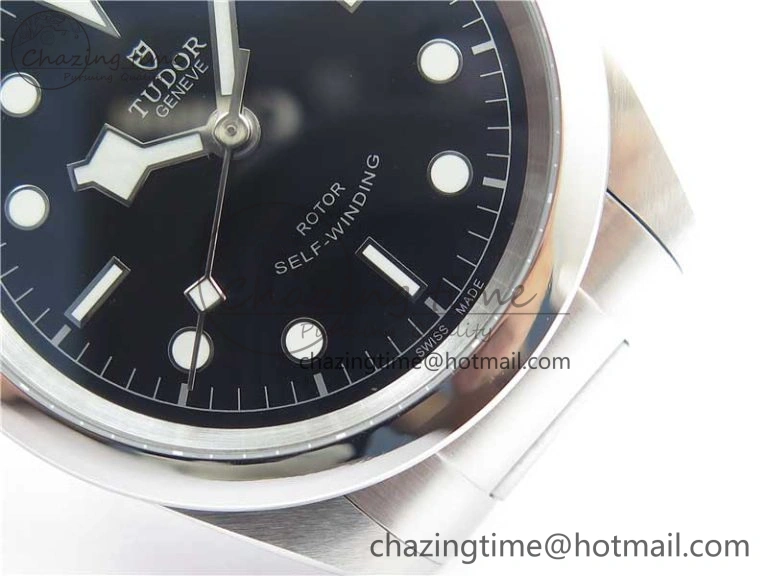 Black Bay 41 SS LF 1:1 Best Edition Black Dial on SS Bracelet A FreshLook 9751