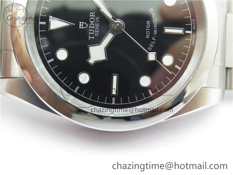 Black Bay 41 SS LF 1:1 Best Edition Black Dial on SS Bracelet A FreshLook 9751