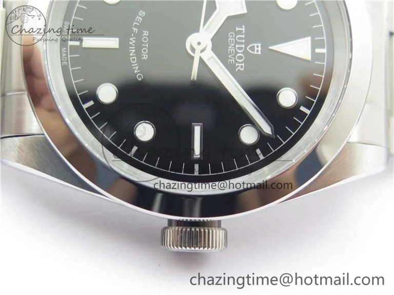 Black Bay 41 SS LF 1:1 Best Edition Black Dial on SS Bracelet A FreshLook 9751