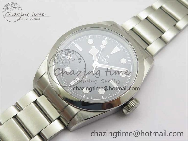 Black Bay 41 SS LF 1:1 Best Edition Black Dial on SS Bracelet A FreshLook 9751