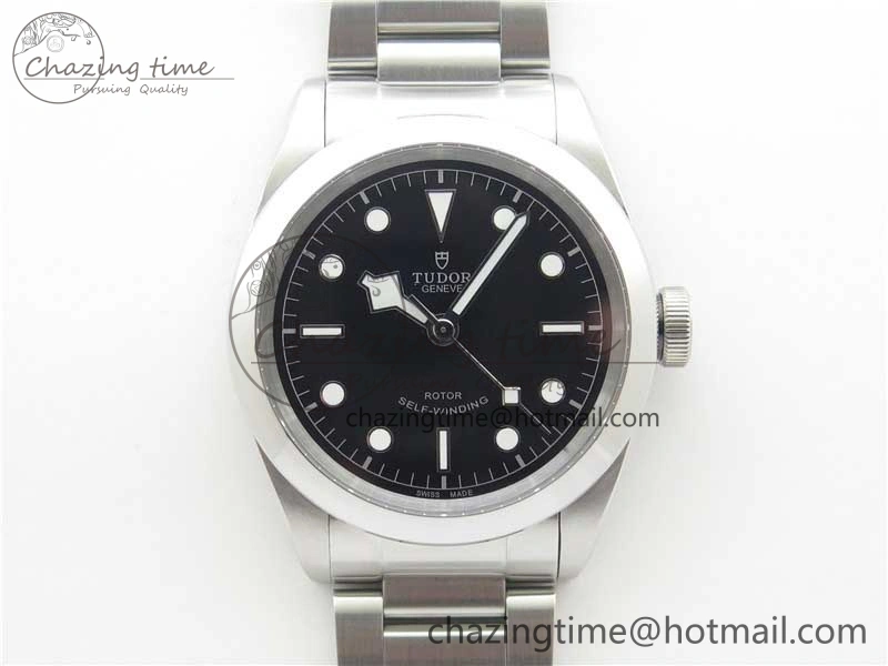 Black Bay 41 SS LF 1:1 Best Edition Black Dial on SS Bracelet A FreshLook 9751