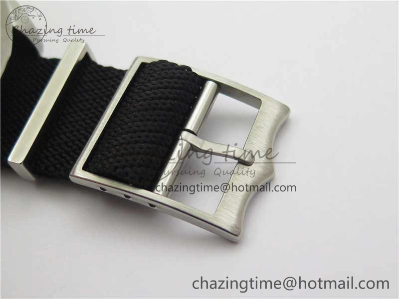 NewStyle Black Bay 41 SS LF 1:1 Best Edition Blue Dial on Black Nylon Strap A 9753